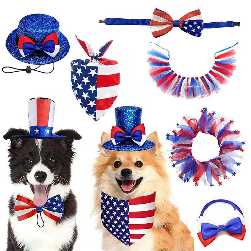 Adorable Pet Party Accessory Set - Collar & Headband