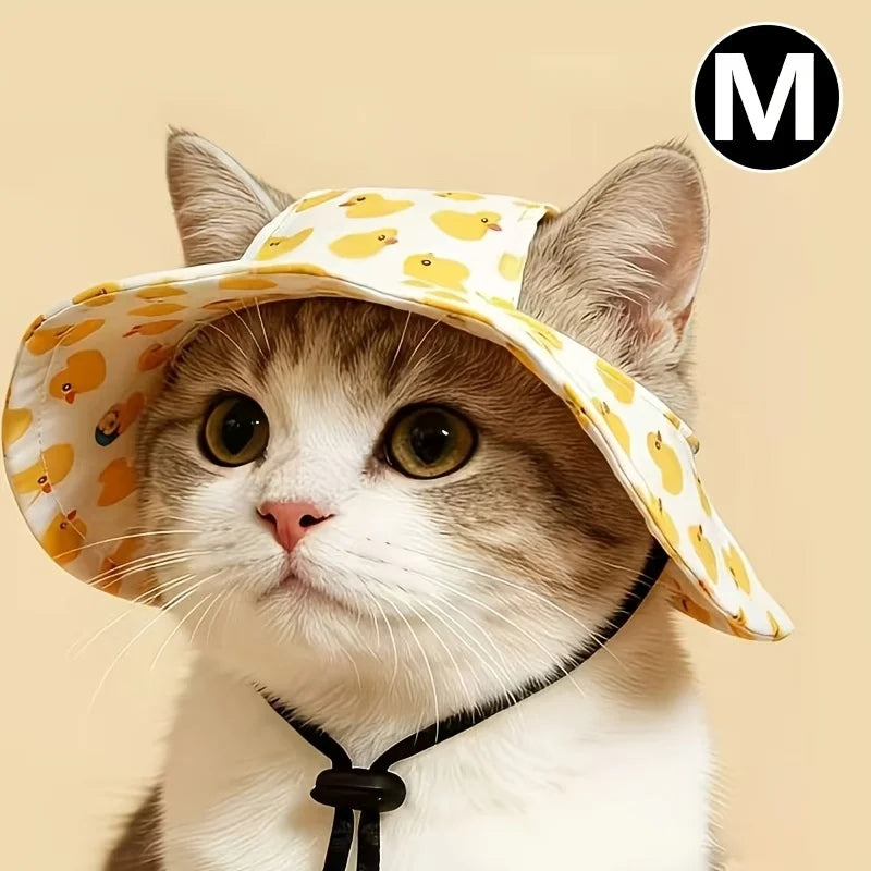Summer Sun Visor for Small Dogs & Cats, Adjustable.
