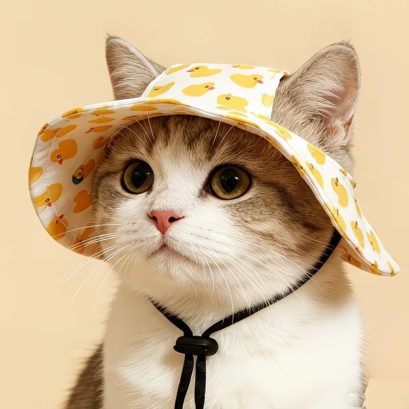 Summer Sun Visor for Small Dogs & Cats, Adjustable.