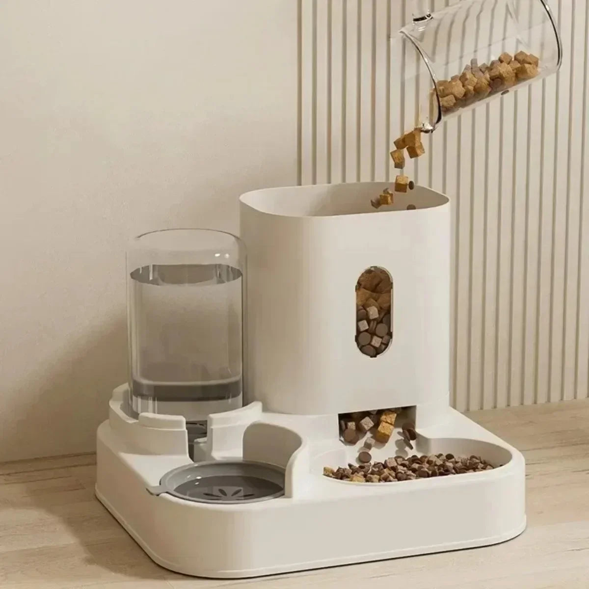 Automatic Dog & Cat Feeder with Water Fountain