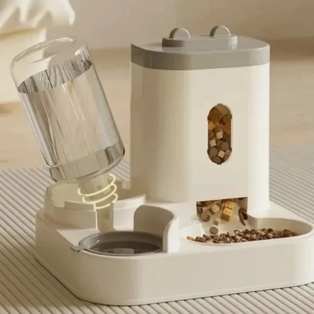 Automatic Dog & Cat Feeder with Water Fountain