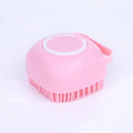 Pet Bath Brush with Built-In Shampoo Dispenser