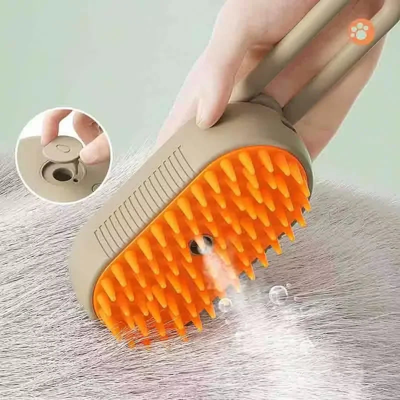 Foldable Pet Steam Brush & Hair Remover