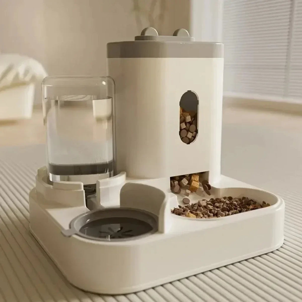 Automatic Dog & Cat Feeder with Water Fountain