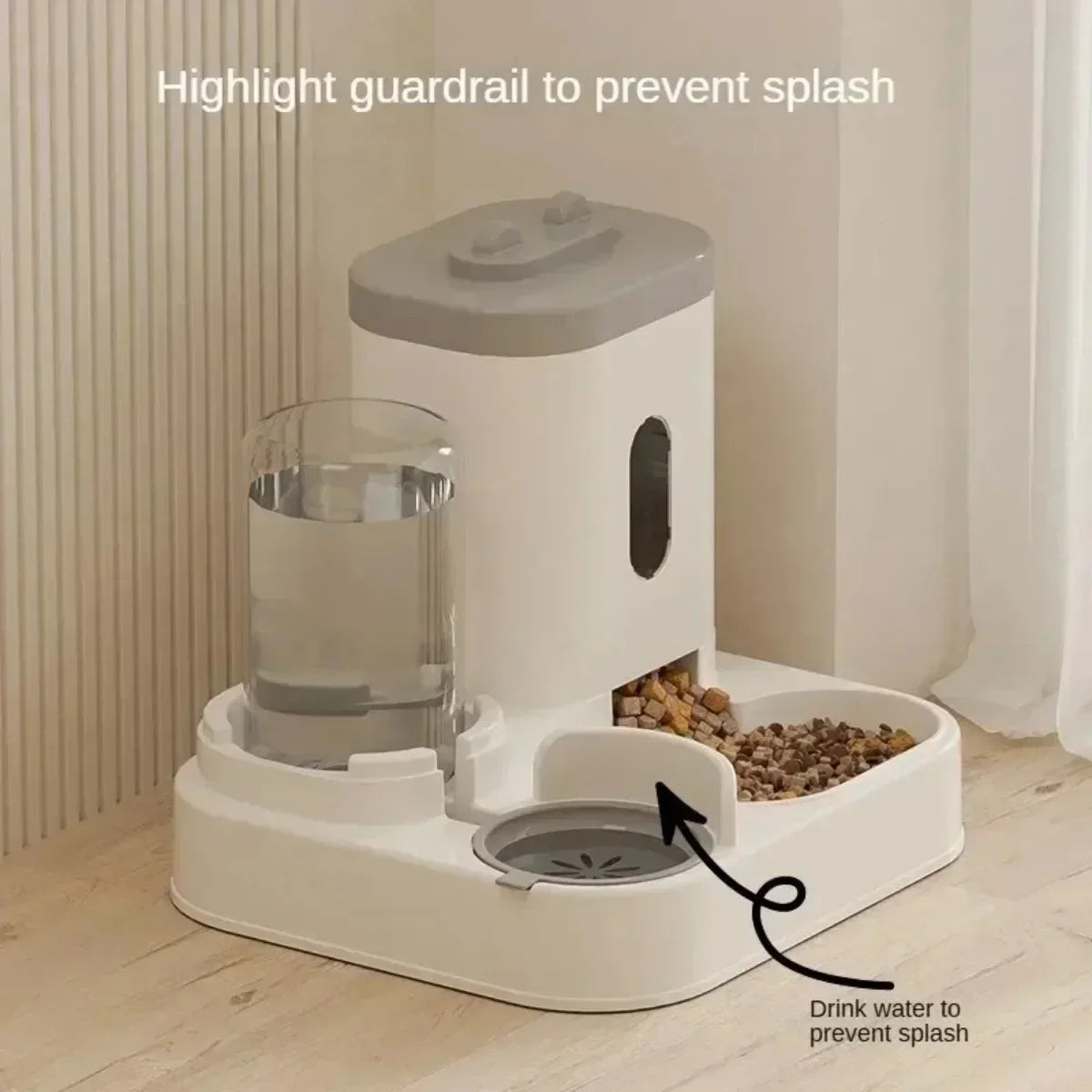Automatic Dog & Cat Feeder with Water Fountain