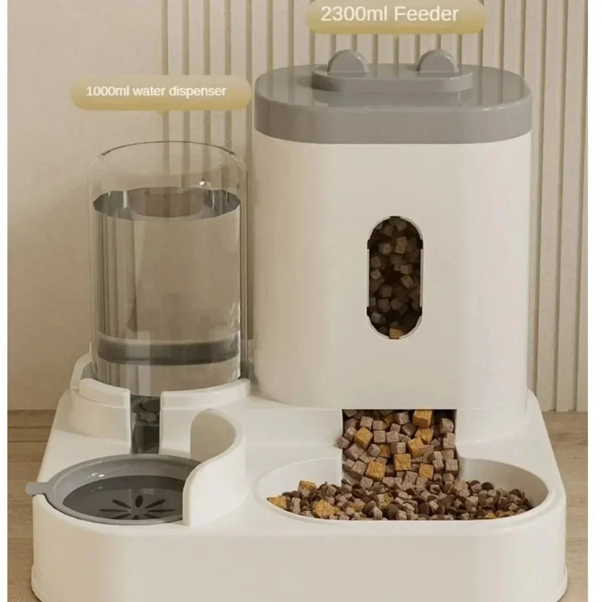 Automatic Dog & Cat Feeder with Water Fountain