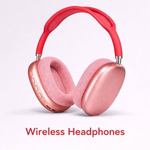 Wireless P9 Headphone- Red Color
